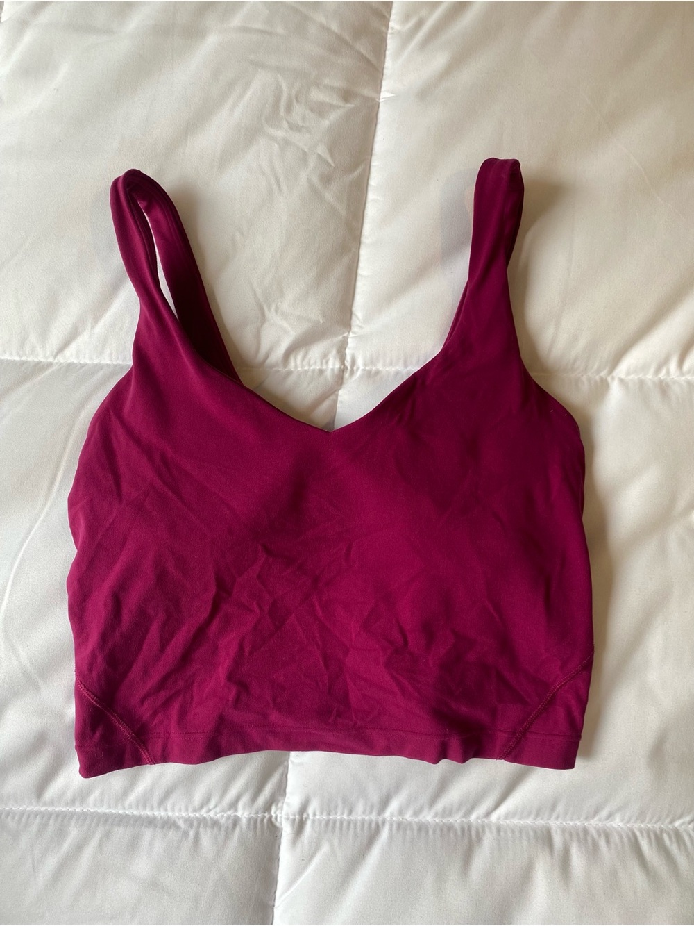 lululemon athletica Seamless Scoop Bralette - Berry